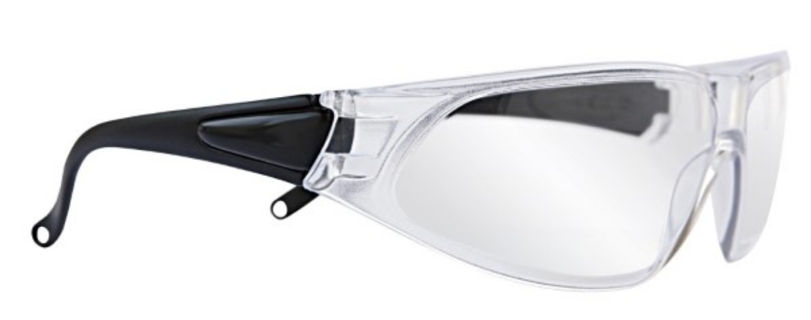 Picture of SGA Spark Safety Glasses Black Frame Clear Lens