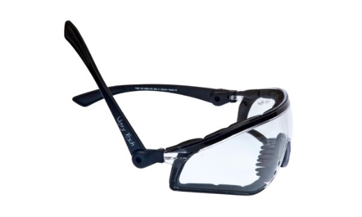 Picture of Ugly Fish Flare Positive Seal Safety Glasses Clear Articulating Arm