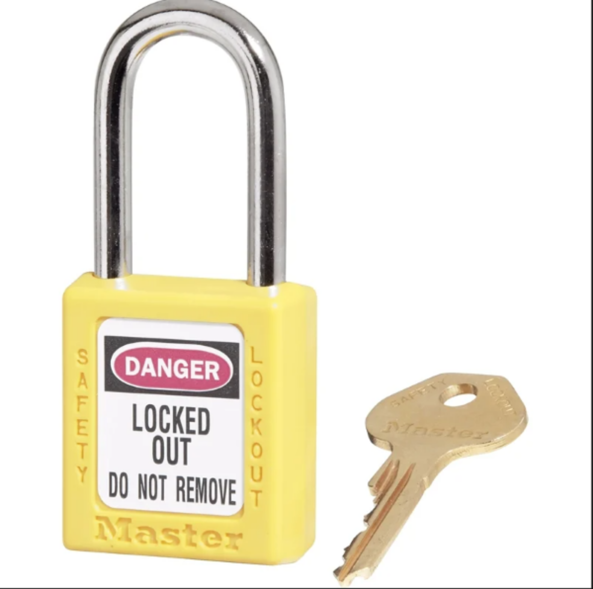 Picture of Safety Lockout Padlock Yellow