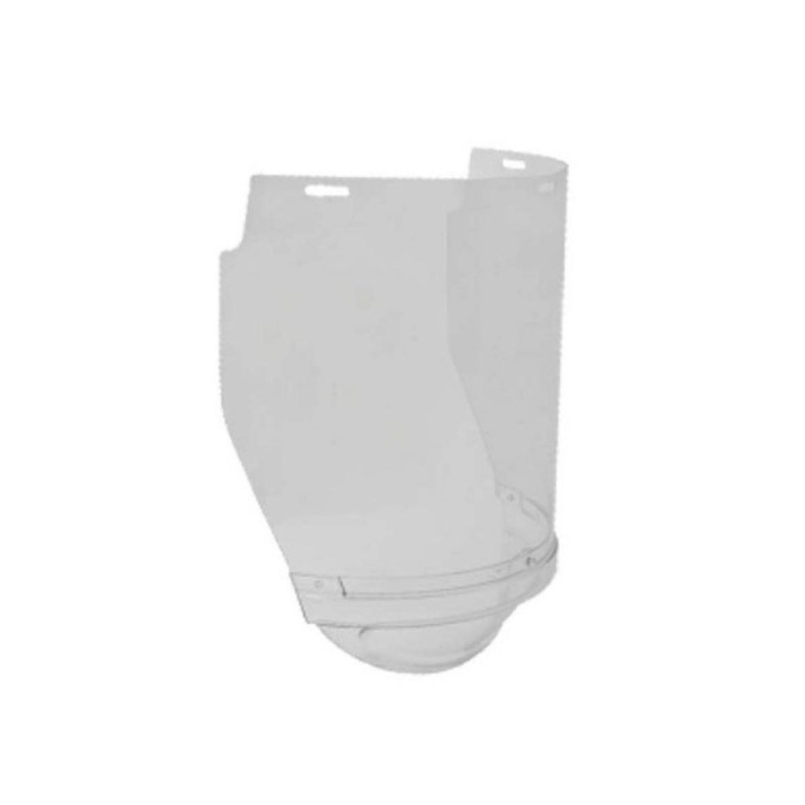 Picture of Unisafe Chinguard Visor Clear Polycarb 175mm x 400mm Short