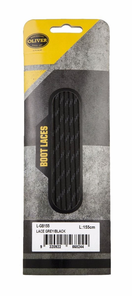 Picture of Replacement Laces for 65-691 all sizes 250cm Grey/Black