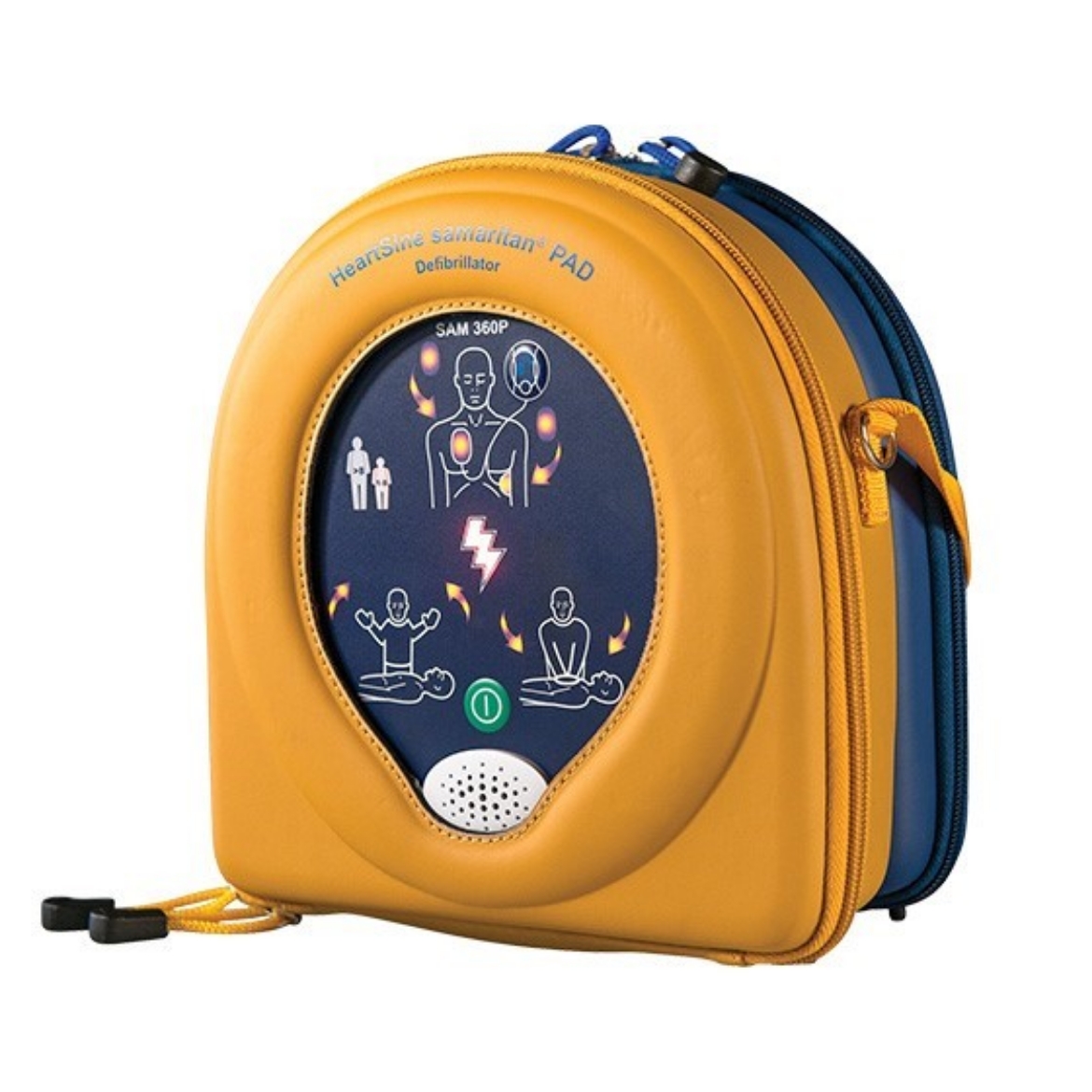 Picture of Defibrillator Heartsine Samaritan Pad 360p Fully Automatic (Consists Of Pad In Carry Case And 1x Adult Pad-Pak) 3.5 Years From D.O.M. Battery Life. 10 Year From D.O.M. Warranty. Includes Soft Carry Case