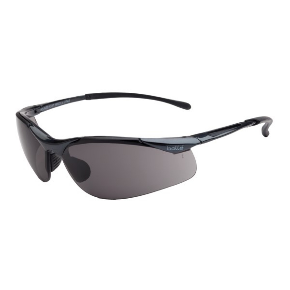 Picture of Bolle Contour (Sidewinder) Dark Gun/ Platinum Smoke Lens