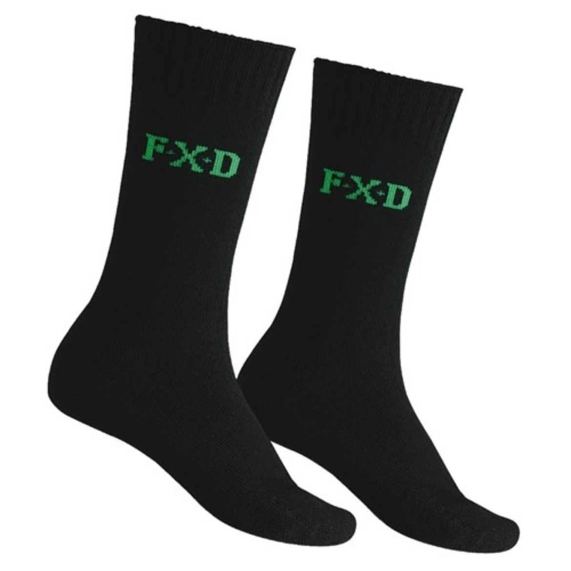 Picture of F.X.D Socks Bamboo 2 Pack Black One Size 7/12