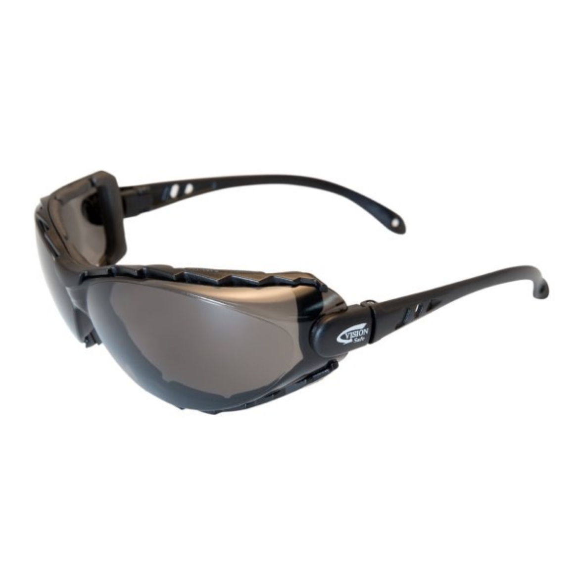 Picture of Vision Safe Seal Black Foam Bound Safety Glasses Smoke