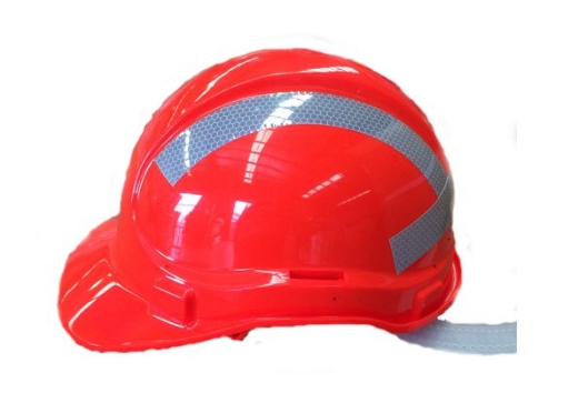 Picture of Unisafe UniLite Hard Hat Unvented Fluro Orange with Reflective Tape