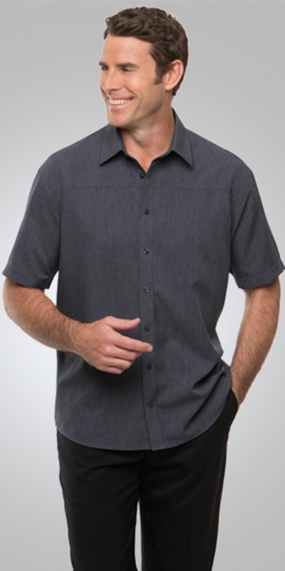 Picture of City Collection Mens Ezylin Shirt Short Sleeve