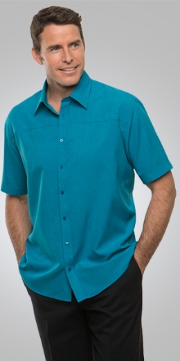 Picture of City Collection Mens Ezylin Shirt Short Sleeve