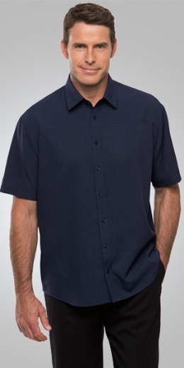 Picture of City Collection Mens Ezylin Shirt Short Sleeve