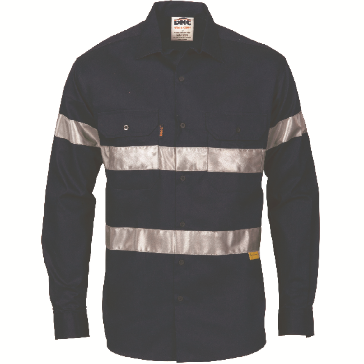Picture of DNC Cotton Drill Shirt Long Sleeve RT1 Reflective Tape
