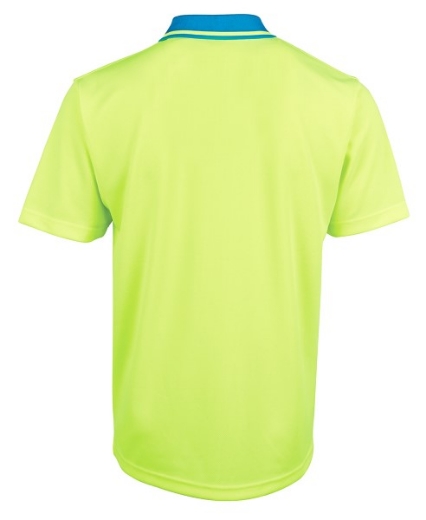 Picture of JB's Hi Vis Traditional Polo Shirt Short Sleeve 100% Polyester 2 Tone