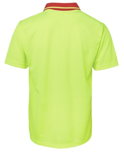 Picture of JB's Hi Vis Traditional Polo Shirt Short Sleeve 100% Polyester 2 Tone