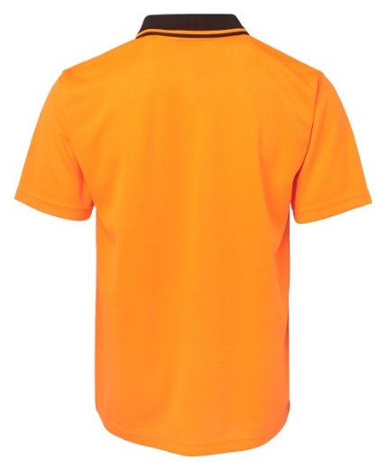 Picture of JB's Hi Vis Traditional Polo Shirt Short Sleeve 100% Polyester 2 Tone