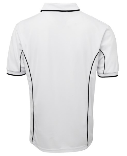 Picture of Podium Mens Piping Polo Shirt 100% Polyester Pique Knit