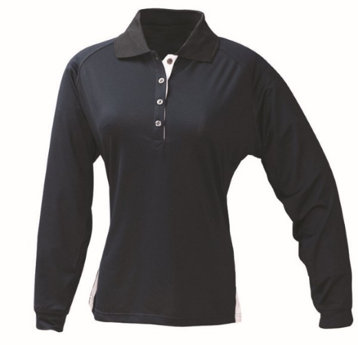Picture of Stencil Ladies Team Polo Shirt Long Sleeve