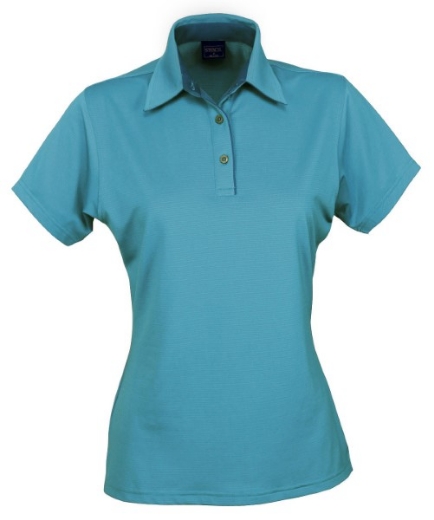 Picture of Stencil Ladies Silvertech Polo Shirt 85% Silvertech/CoolDry 8% Rayon