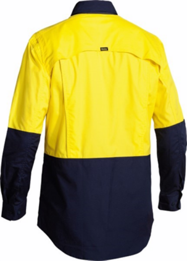 Picture of Bisley Mens X Airflow Long Sleeve Work Shirt 100% Cotton Ripstop