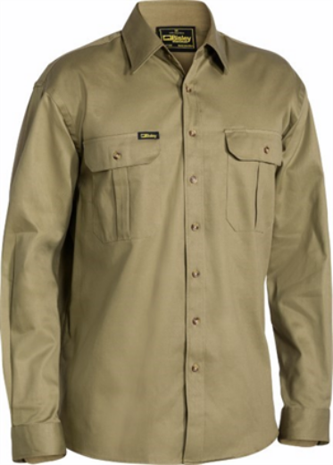Picture of Bisley Cotton Drill Shirt Long Sleeve