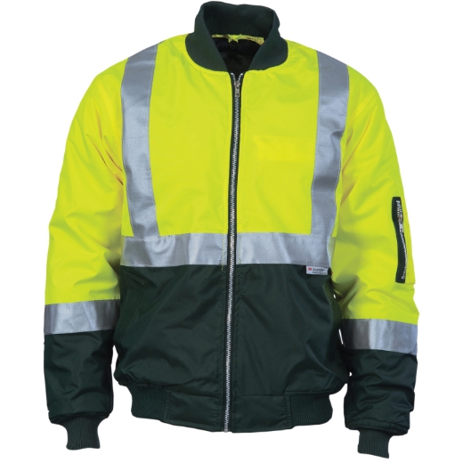 Picture of DNC Flying Jacket Polyester/PU Waterproof H Pattern Reflective Tape 2 Tone