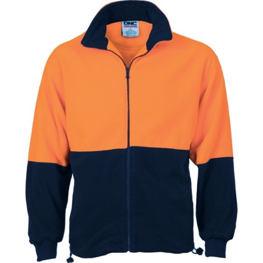 Picture of DNC Polar Fleece Full Zip Jacket 100% Polyester 2 Tone