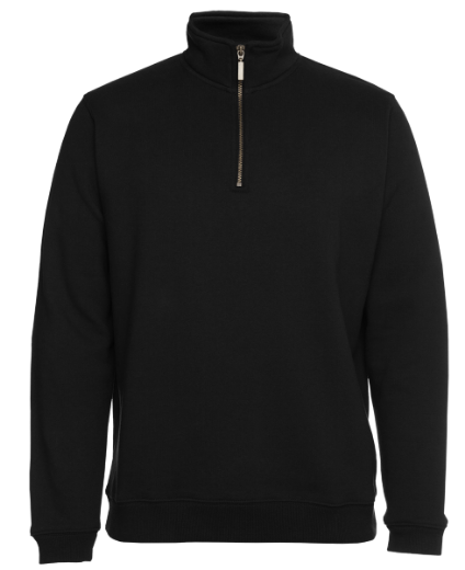 Picture of JB's Adults Fleece 1/2 Zip Sweat Cotton/Polyester