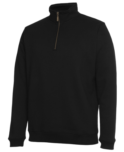 Picture of JB's Adults Fleece 1/2 Zip Sweat Cotton/Polyester