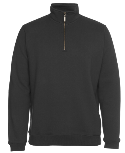 Picture of JB's Adults Fleece 1/2 Zip Sweat Cotton/Polyester