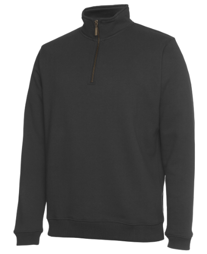 Picture of JB's Adults Fleece 1/2 Zip Sweat Cotton/Polyester