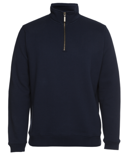 Picture of JB's Adults Fleece 1/2 Zip Sweat Cotton/Polyester