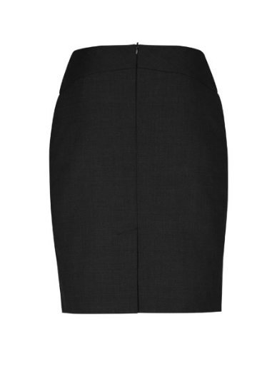 Picture of Biz Corporates Ladies Chevron Band Wool Stretch Skirt