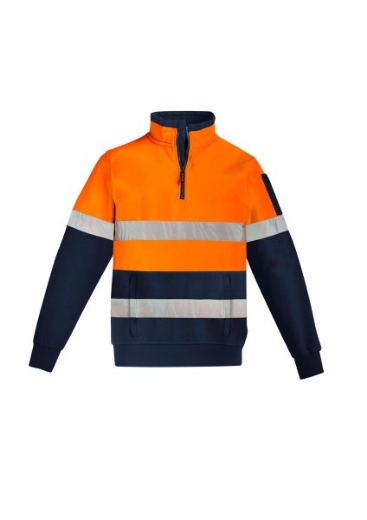 Picture of Syzmik Unisex Hi Vis 1/4 Zip Pullover - Hoop Taped