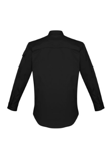 Picture of Syzmik Mens Rugged Cooling Shirt 100% Cotton Ripstop Long Sleeve