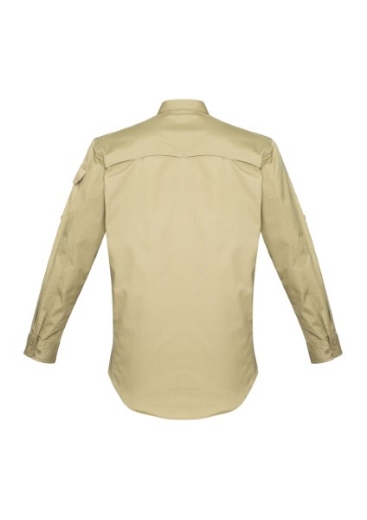 Picture of Syzmik Mens Rugged Cooling Shirt 100% Cotton Ripstop Long Sleeve