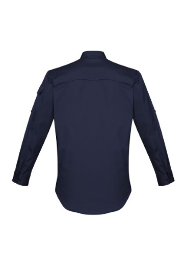 Picture of Syzmik Mens Rugged Cooling Shirt 100% Cotton Ripstop Long Sleeve