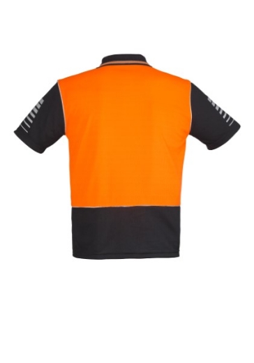 Picture of Syzmik Mens Zone Polo Shirt 100% Polyester Short Sleeve