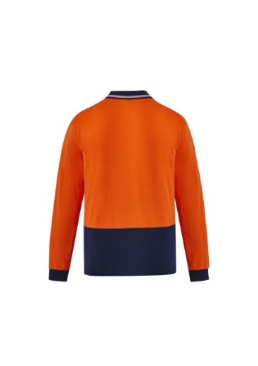 Picture of Syzmik Mens Polo Shirt 100% Cotton Long Sleeve