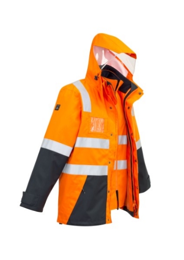 Picture of Syzmik 4 in1 Waterproof Jacket with Reflective Tape