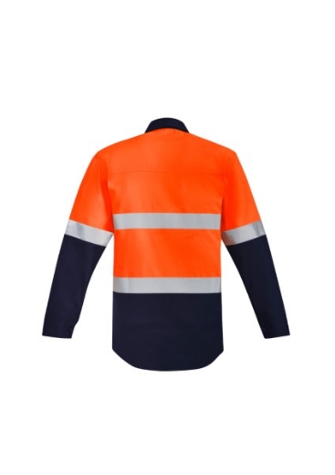 Picture of Syzmik Flame Resistant Shirt Closed Front with Reflective Tape Metatech HRC2, ATPV 9.1cal