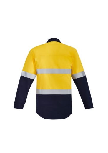 Picture of Syzmik Flame Resistant Shirt Closed Front with Reflective Tape Metatech HRC2, ATPV 9.1cal