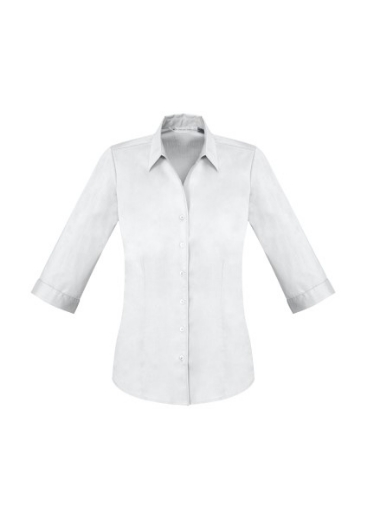 Picture of Biz Collection Ladies Monaco Shirt 3/4 Sleeve Cotton Rich (CO10008)