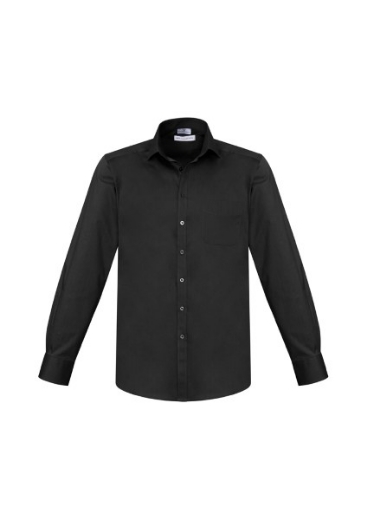 Picture of Biz Collection Mens Monaco Shirt Long Sleeve Cotton Rich (CO10024)