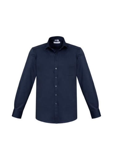 Picture of Biz Collection Mens Monaco Shirt Long Sleeve Cotton Rich (CO10024)