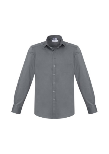 Picture of Biz Collection Mens Monaco Shirt Long Sleeve Cotton Rich (CO10024)