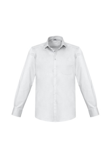 Picture of Biz Collection Mens Monaco Shirt Long Sleeve Cotton Rich (CO10024)