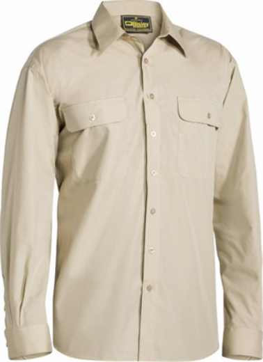 Picture of Bisley Permanent Press Shirt Long Sleeve
