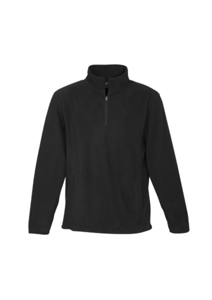 Picture of Biz Collection Mens Trinity 1/2 Zip pullover 100% polyester lightweight micro fleece