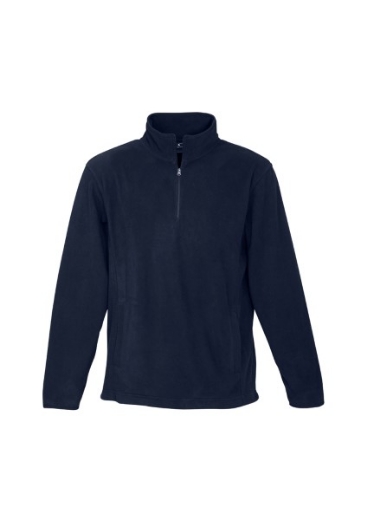 Picture of Biz Collection Mens Trinity 1/2 Zip pullover 100% polyester lightweight micro fleece