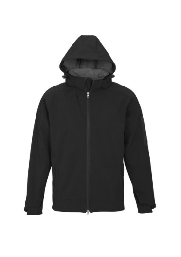 Picture of Biz Collection Summit Jacket Mens breathable ripstop shell with fleece lining Windproof and water repellent