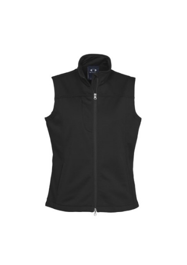Picture of Biz Collection Ladies Soft Shell Vest 100% polyester outer micro fleece inner