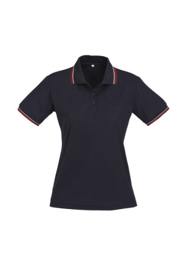 Picture of Biz Collection Ladies Cambridge Polo Shirt 50% Cotton 50% BizCool Polyester Pique Knit